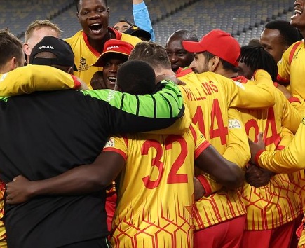 Zimbabwe won against Australia and qualified for Super 8